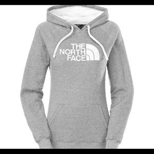 Grey mens northface hoodie